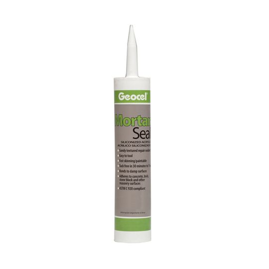 Geocel Mortar Seal Siliconized Acrylic Sealant - 10 Fl. Oz. Cartridge