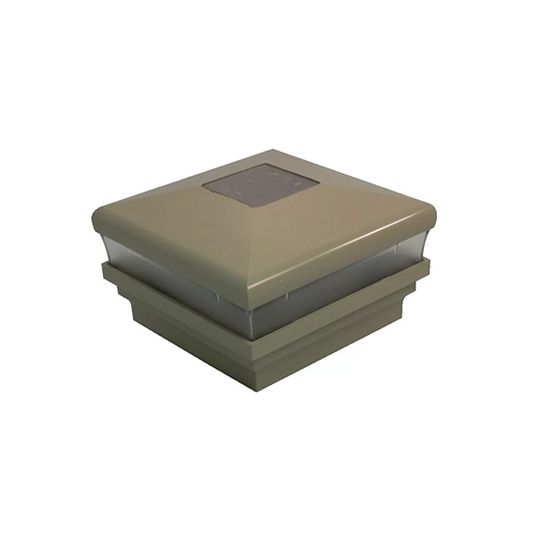 Color Guard Railing Systems 4" x 4" Neptune Solar Lighting — COGCGC1481S