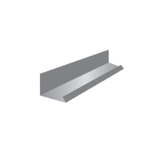 TRI-BUILT 26 Gauge x 1/2" x 4" x 4" Galvanized Tile Pan