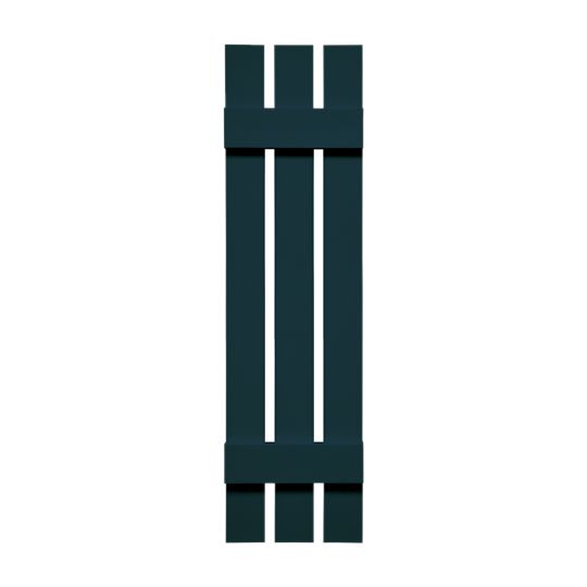 TRI-BUILT Standard Board-N-Batten 3-Board Spaced Shutters (Pair) — TRI031271166
