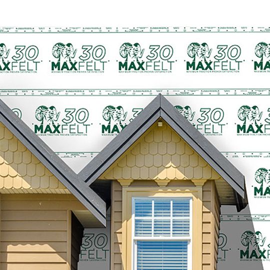 Max Roofing Products MaxFelt 30 Synthetic Roofing Underlayment - 10 Sq. Roll — MAXM30