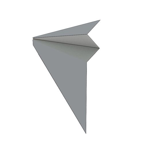Able Sheet Metal 26 Gauge x 10' Tucker Flashing Galvanized Steel