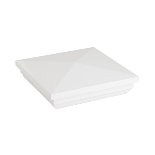 Color Guard Railing Systems 4" x 4" New England Vinyl Post Cap — COGW44NEC