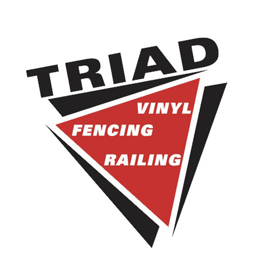 Triad Vinyl Fencing & Railing 10' Conrad I Straight Flat Railing Square Baluster Section