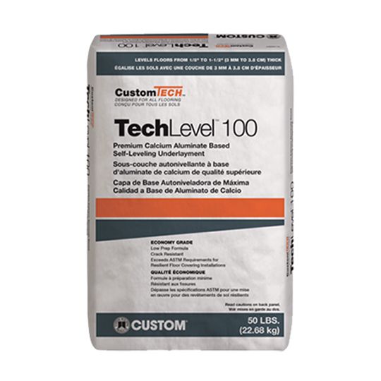 Custom Building Products TechLevel 100 Self-Leveling Underlayment - 50 Lb. Bag