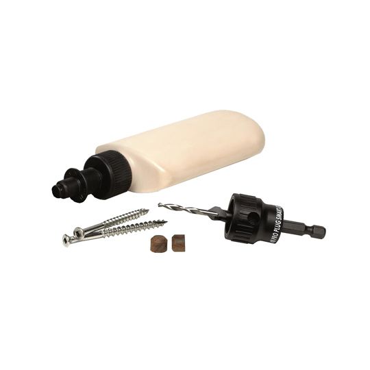 Starborn Industries #8 x 2-1/2" Pro Plug System 305 Stainless Wood Deck Screws - 350 Piece Kit