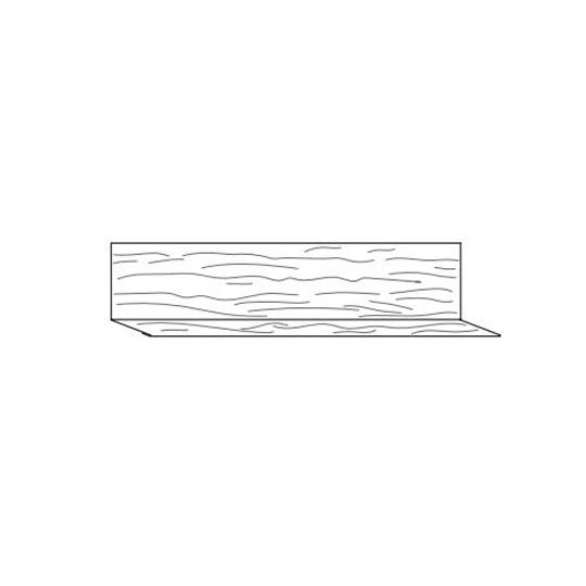 Quality Edge .016" x 10' TruCedar Steel Brick Ledge Flashing — Flashings — QEDBLFM18