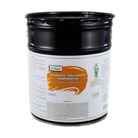 WR Meadows SealMastic Solvent Spray-Mastic Dampproofing - 5 Gallon Pail