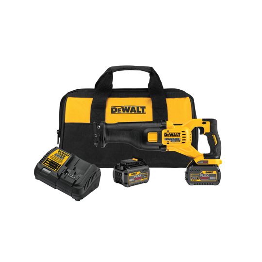 DeWalt Flexvolt 60V Max Cordless Brushless Reciprocating Saw Kit (Includes 2 Batteries)