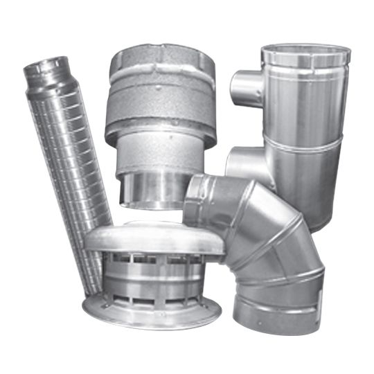Ecco Manufacturing 4" B-Vent Roof Flashing — EMFBVNTFLS4