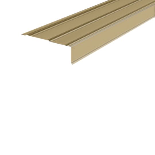 Quality Edge .019" x 3" x 3" x 10' Steel Asphalt Drip Edge — Flashings — QED3X3ADGALP019