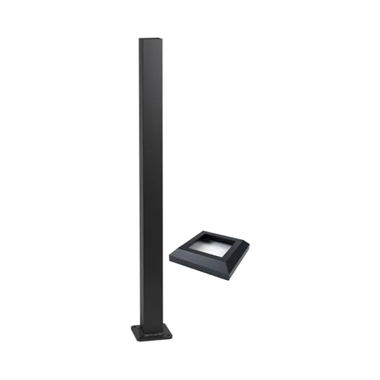 Fortress Building Products 3" x 55" AL13 Plus Post with Base and Base Cover