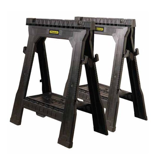 Bostitch 31" Plastic Folding Sawhorses - Pack of 2