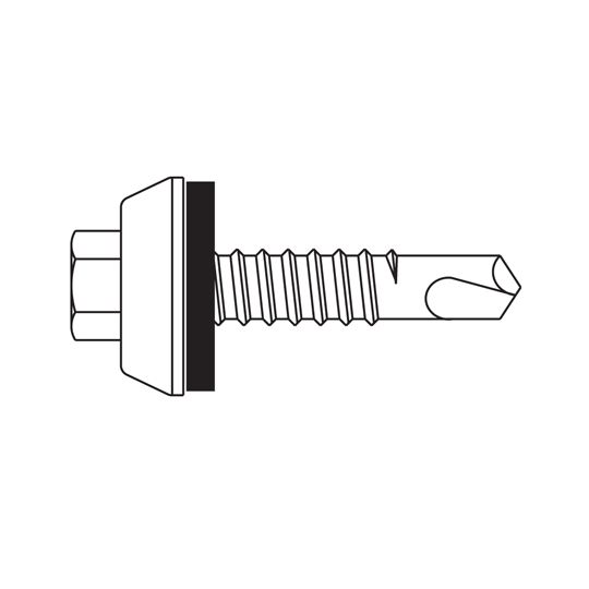 MBCI 12-14 x 1-1/4" Driller Fastener Piece