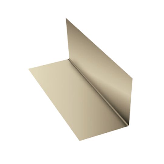 Metal Sales 2-1/2" x 2-1/2" x 7" Bent Aluminum Step Flashing - Box of 100 — Flashings — MTSSFB25257WHBD