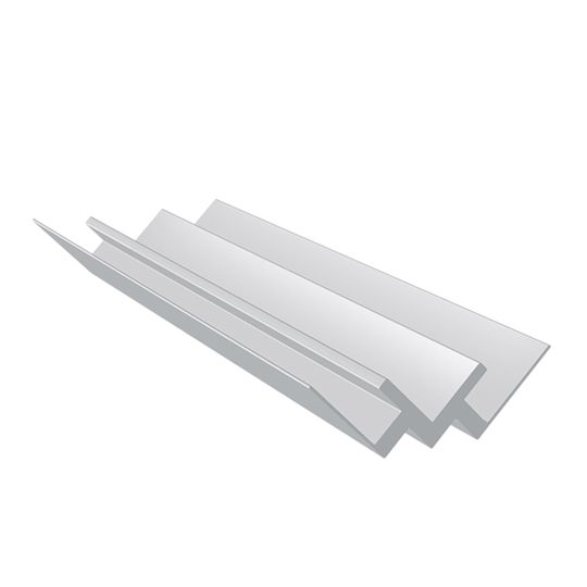 Azek 3/8" x 3" x 3" x 20' J-Quick Corner Inside Corner with J-Channel