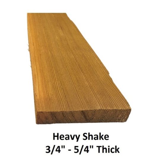 AIFP 3/4" - 5/4" Heavy CCA-Treated Shakes