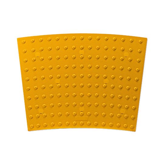 ADA Solutions Cast-In-Place Replaceable Radius Tactile Warning Surface Panel