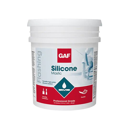 United Coatings Silicone Mastic - 3.5 Gallon Pail