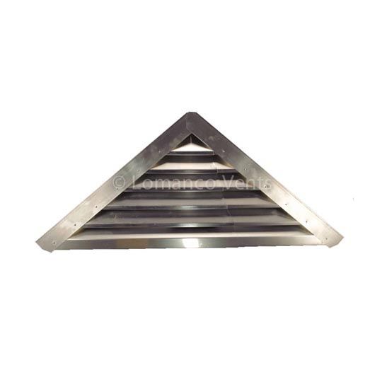 Lomanco 23-7/8" A-Series Adjustable Vari-Pitch Triangular Louver — LOMA56BBR