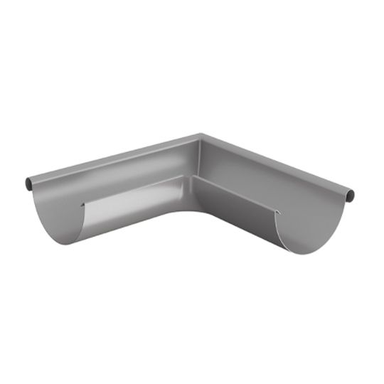 Nordic Steel Gutters 6" 90° Steel Half Round Outside Miter — NODMOUT690044AM