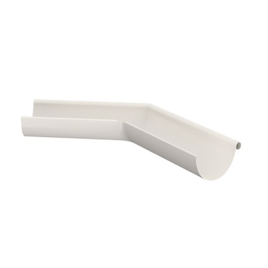 Nordic Steel Gutters 6" 135° Steel Half Round Outside Miter — NODMOUT6135001AW