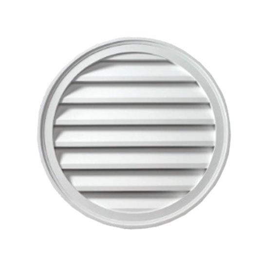 Fypon Molded Millwork 48" Decorative Round Louver