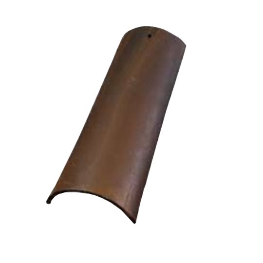 Redland Clay Tile Baja Mission 4000 Series Top Tile — Tile Roofing — RDLBMABFBTOP