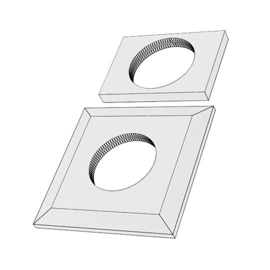 Royal Building Products 9" x 9" Celect Vent/Light Mount — ROYCELBDVSHLCHC