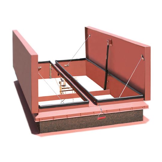 Bilco 72" x 72" Type "Dsh" - Aluminum Automatic Smoke Vent
