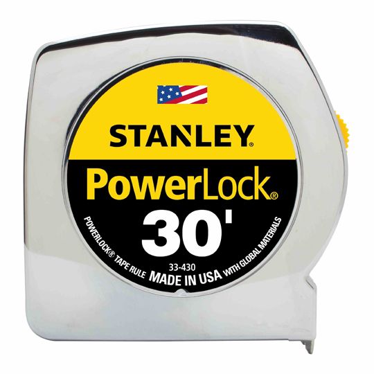 Stanley Tools 30' x 1" Pro PowerLock Classic Tape Measure