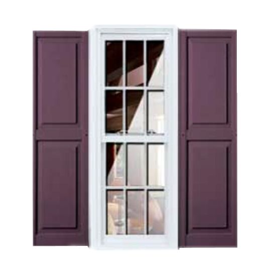Girardin Moulding Raised Panel Style Shutters — GIRRP14X39BU