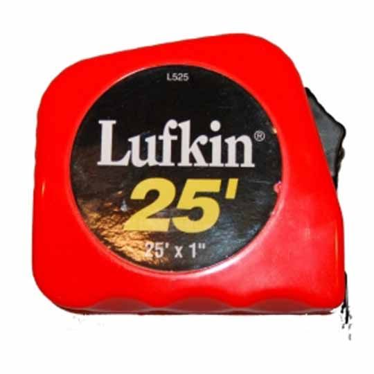 Roofmaster 25' x 1' Lufkin Economy Tape Measure with Side Lock