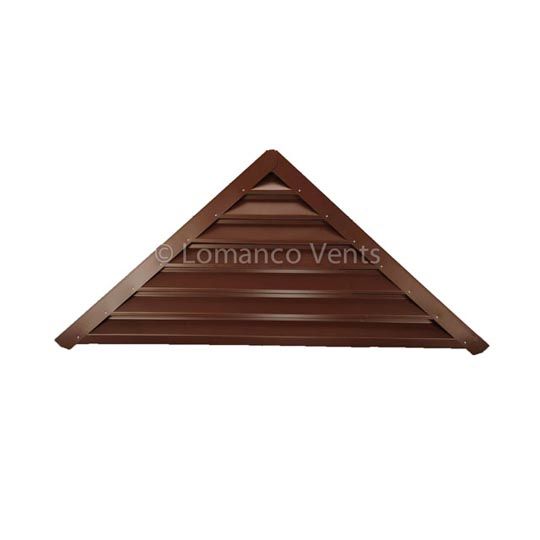Lomanco Model-907 Adjustable Vari-Pitch Triangular Gable Louver — LOM907BR