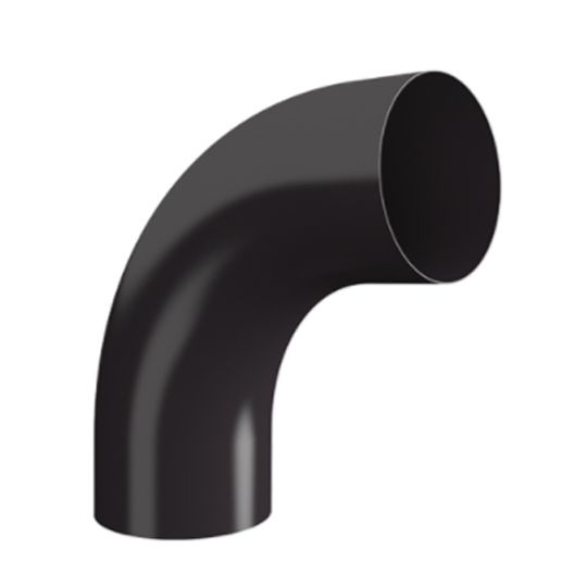 Nordic Steel Gutters 4" Steel 85° Elbow — NODE85387DB