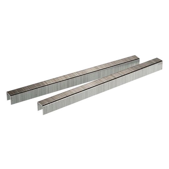 Senco 20 Gauge 3/8" x 1/2" Galvanized Crown Electrogalvanized Fine Wire Staples - Box of 5,000