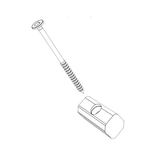 Royal Building Products 3/32" Zuri Spacer Clips with Screws - 50 Sq. Ft. Coverage