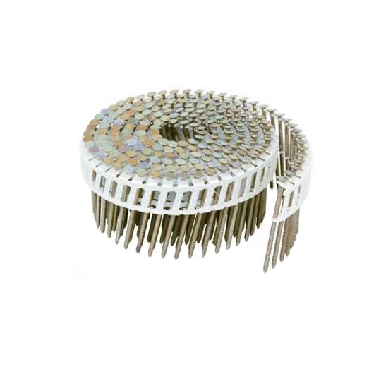 Hitachi 2-1/4" Ring Shank Stainless Steel Coil Siding Nail - Carton of 4,800