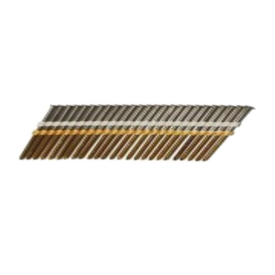 Steel & Wire .121" x 3" Smooth Vinyl Coated Bright Common Nails - Carton of 4,000