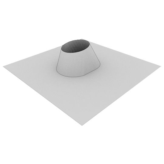 Able Sheet Metal 12" Aluminum Pipe Flashing