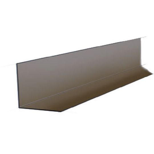 Quality Edge 30 Gauge x 4" x 4" x 10' 90° Steel Angle Flashing