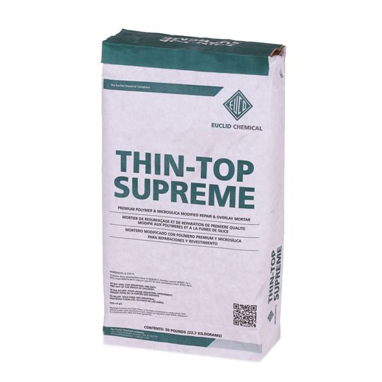 Euclid Chemical Thin-Top Supreme Repair & Overlay Mortar - 50 Lb. Bag