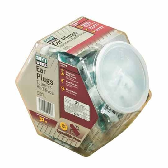 MSA Safety Foam Ear Plug Display - Carton of 100 Pairs
