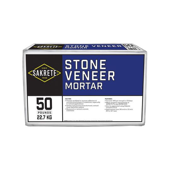 Sakrete Stone Veneer Mortar - 50 Lb. Bag