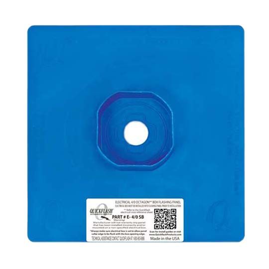 Quickflash E-4/0 Sb Electrical 4/0 Steel Box Flashing Panel