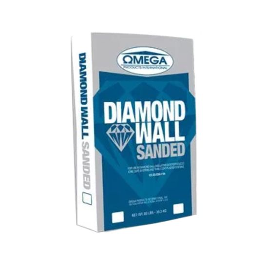 Omega Products International Diamond Wall Sanded Base Coat - 80 Lb. Bag