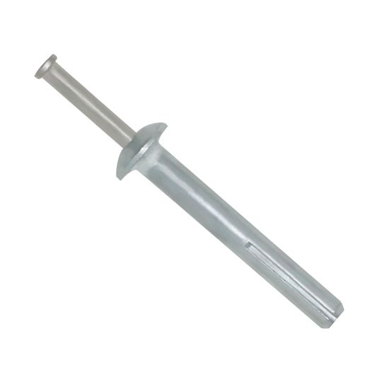 Powers Fasteners 1/4" x 2" Mushroom Head Stainless Steel Zamac Nailin - Box of 100