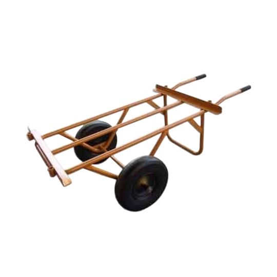 Roofmaster Two Handle Cart with Non Flat Light Wheels
