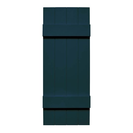 Mid-America Board-N-Batten Standard Four-Board Joined Shutter — MABBNB4BJ1447166