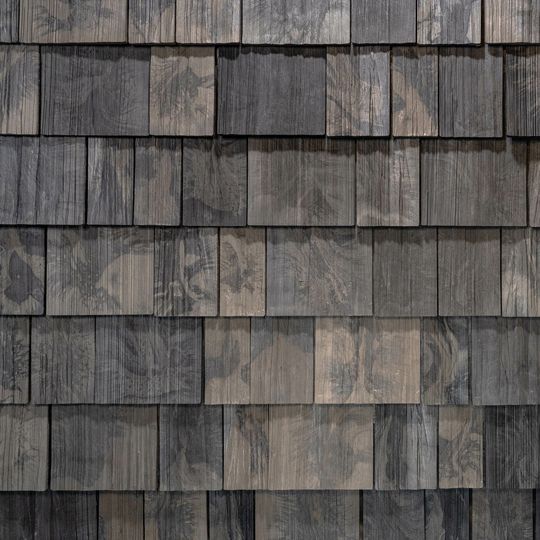 Brava Roof Tile Synthetic Cedar Shake Solid Tile Accessory (Class C) - Bundle of 5 — Tile Roofing — BVTSSH1222CG